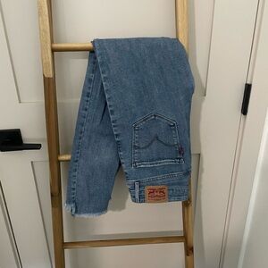 Levi's Classic 721 High Rise Skinny Blue Jeans